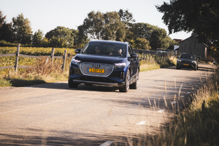 Ralph mit dem Audi Q6 E-tron bei der Eifel Ignition
