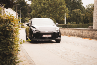 Tanguy mit dem MG4 Xpower bei der Eifel Ignition